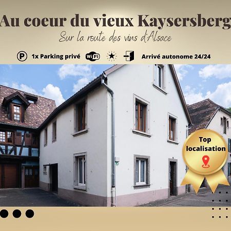 Gite Au Coeur Du Vieux Kaysersberg - Parking Prive & Wifi ภายนอก รูปภาพ