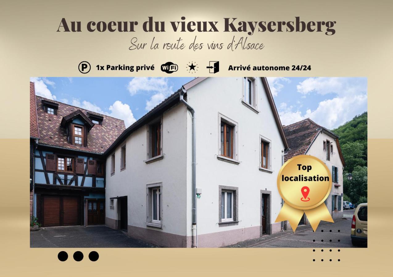 Gite Au Coeur Du Vieux Kaysersberg - Parking Prive & Wifi ภายนอก รูปภาพ